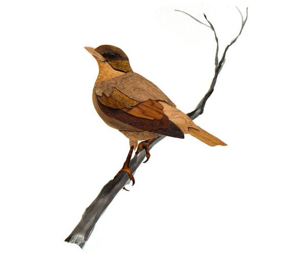 Photograph Ann Cutting Patina Bird on One Eyeland